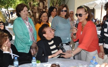 جمعية المواساة كرمت ليلى الزعتري خلال 