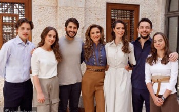 رسالة مؤثرة من الملكة رانيا إلى ابنتها العروس إيمان