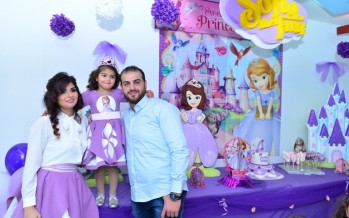 علي بيضون يحتفل بعيد ميلاد ابنته كارلا