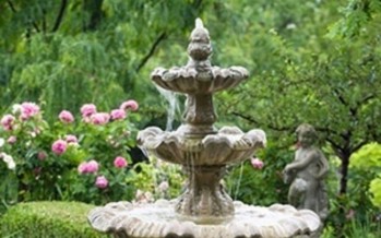 ديكورات مبتكرة لنوافير الحدائق المنزلية