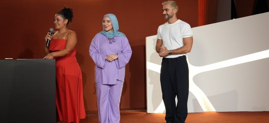 عمرو جمال يشارك أسما شريف منير في توزيع جوائز بنصف مليون جنيه بالجونة
