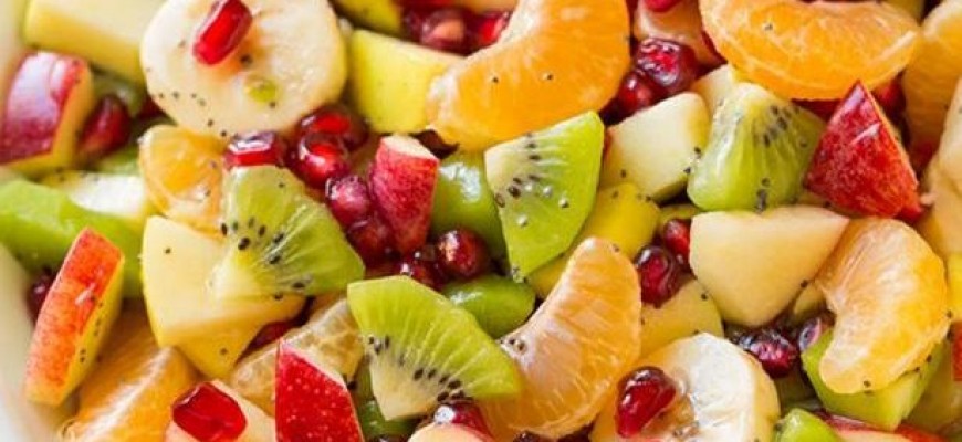 سلطة الفواكه الشتوية سلطة الفواكه الشتوية