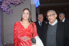د. أسامة سعد وعقيلته إيمان