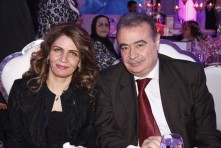  القاضي رياض أبو غيدا وعقيلته فاديا 