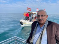 مسيرة مراكب لصيادي الأسماك في صيدا وفاءً لذكرى الشهيد معروف سعد