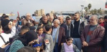 مسيرة مراكب لصيادي الأسماك في صيدا وفاءً لذكرى الشهيد معروف سعد