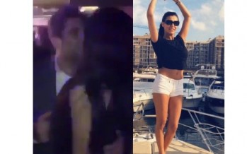 فيديو غير متوقّع.. قبلة حميمة بين وائل كفوري ونادين الراسي