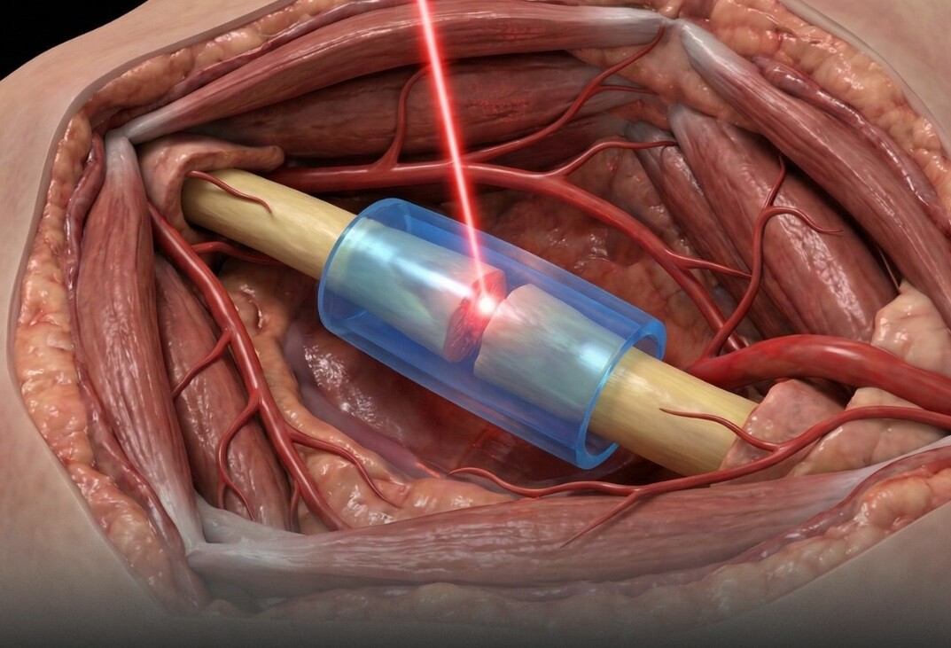 وداعًا للغرز الجراحية… ضوءٌ يعيد الأعصاب إلى الحياة