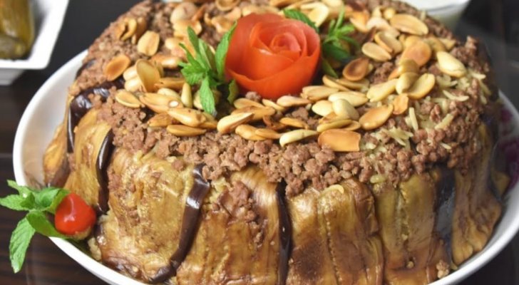 طريقة تحضير مقلوبة الباذنجان باللحم طريقة تحضير مقلوبة الباذنجان باللحم