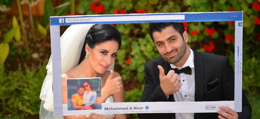 العروسان، تصوير وليد عنتر