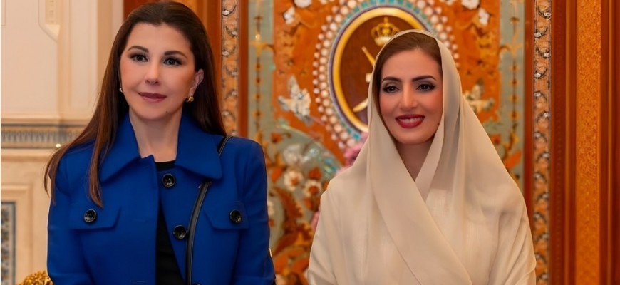 ماجدة الرومي في ضيافة حرم سلطان عُمان