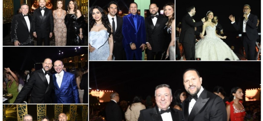 نجوم الفن ورجال الأعمال يشاركون في زفاف ابنة باسل سماقية بحضور عمرو دياب وعماد زيادة