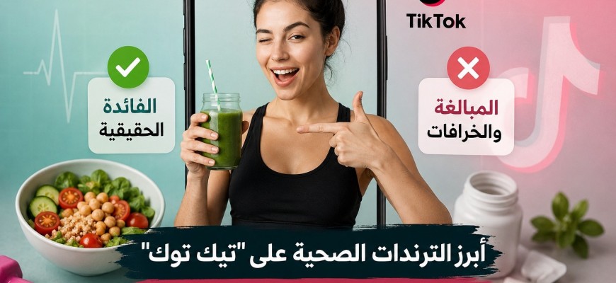 أبرز تريندات الصحة على “تيك توك”… بين الفائدة الحقيقية والمبالغة